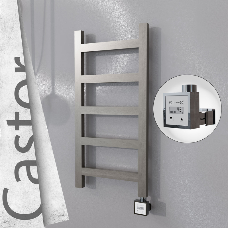Castor Elektrikli Paslanmaz Çelik Havlupan 400x820 Satin Polisaj (KTX3 Termostat) 200W