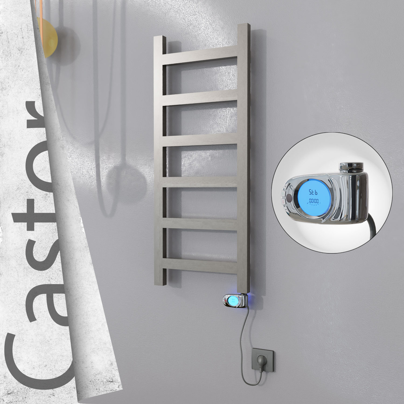 Castor Elektrikli Paslanmaz Çelik Havlupan 400x980 Satin Polisaj (Musa Termostat) 200W 