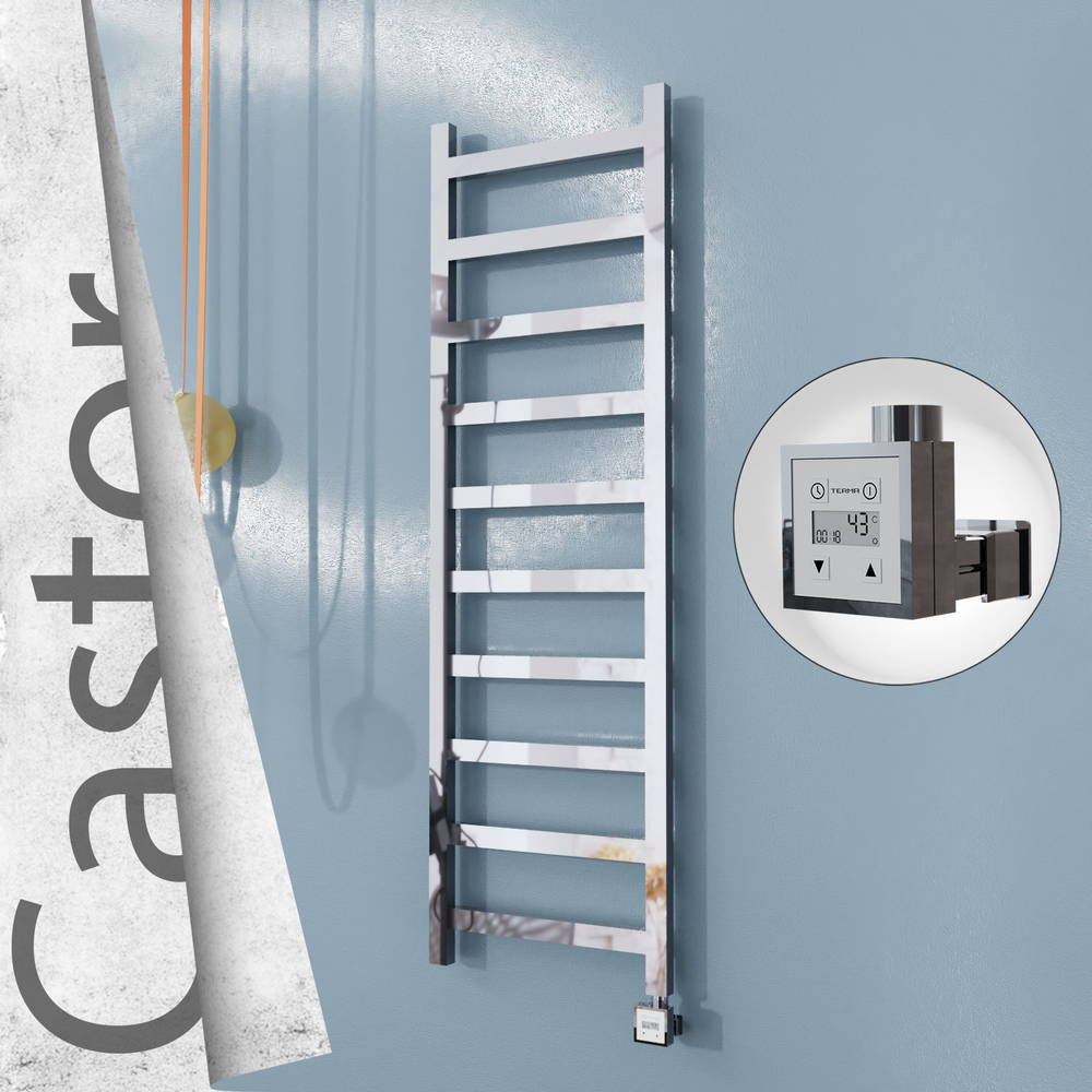 Castor Elektrikli Paslanmaz Çelik Havlupan 500x1620 Ayna Polisaj (KTX3 Termostat) 300W - 1