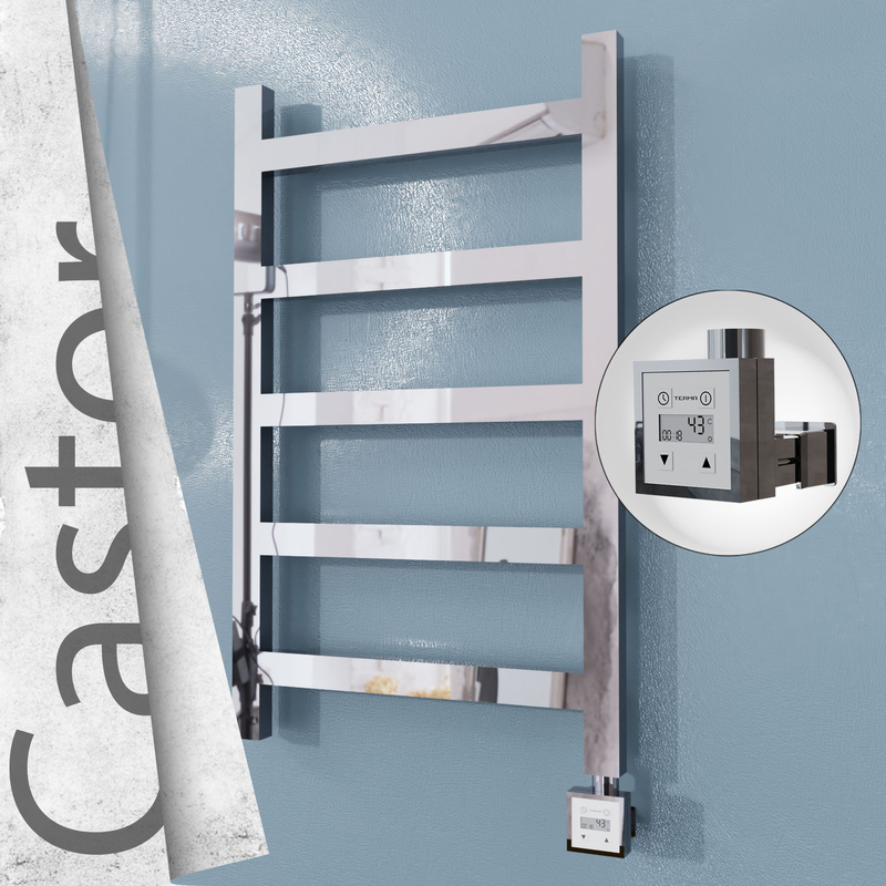 Castor Elektrikli Paslanmaz Çelik Havlupan 500x820 Ayna Polisaj (KTX3 Termostat) 200W