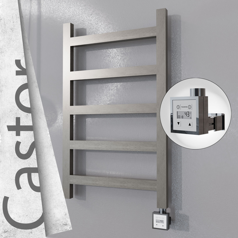 Castor Elektrikli Paslanmaz Çelik Havlupan 500x820 Satin Polisaj (KTX3 Termostat) 200W
