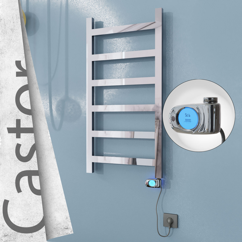Castor Elektrikli Paslanmaz Çelik Havlupan 500x980 Ayna Polisaj (Musa Termostat) 300W
