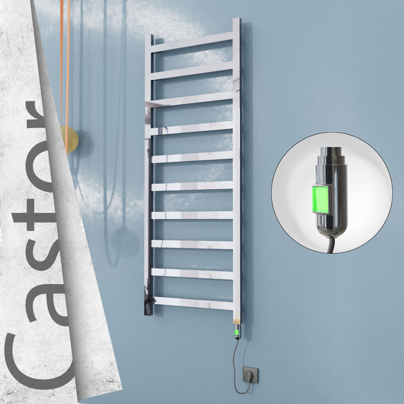 Castor Elektrikli Paslanmaz Çelik Havlupan 600x1620 Ayna Polisaj (On/Off Düğmeli) 600W 