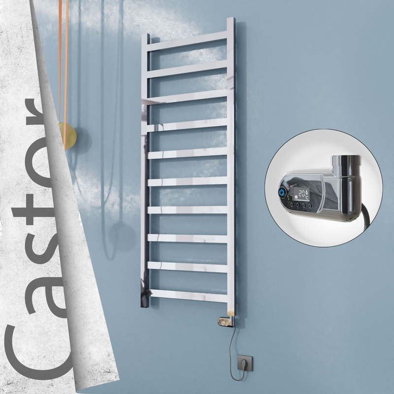 Castor Elektrikli Paslanmaz Çelik Havlupan 600x1620 Ayna Polisaj (Thesis Termostat) 600W 