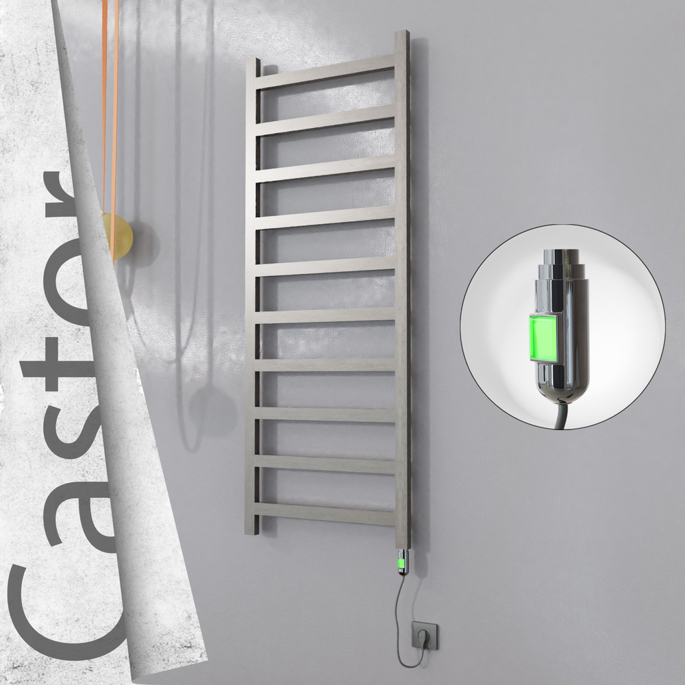 Castor Elektrikli Paslanmaz Çelik Havlupan 600x1620 Satin Polisaj (On/Off Düğmeli) 600W - 1