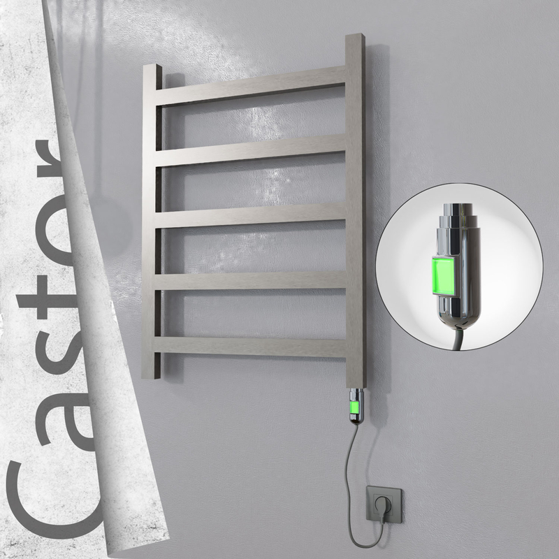 Castor Elektrikli Paslanmaz Çelik Havlupan 600x820 Satin Polisaj (On/Off Düğmeli) 200W