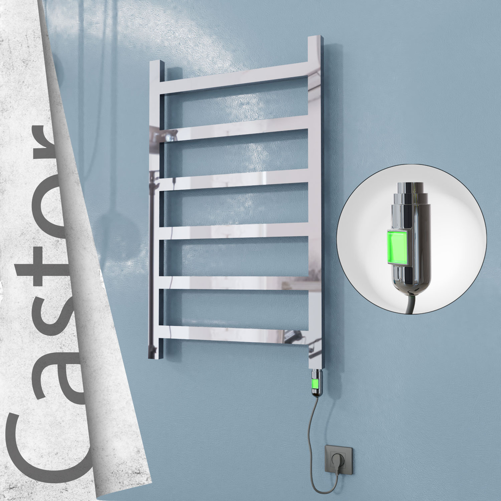 Castor Elektrikli Paslanmaz Çelik Havlupan 600x980 Ayna Polisaj (On/Off Düğmeli) 300W - 1