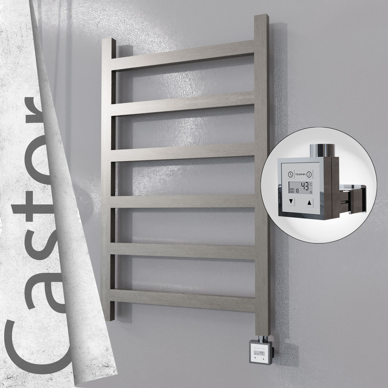 Castor Elektrikli Paslanmaz Çelik Havlupan 600x980 Satin Polisaj (KTX3 Termostat) 300W 