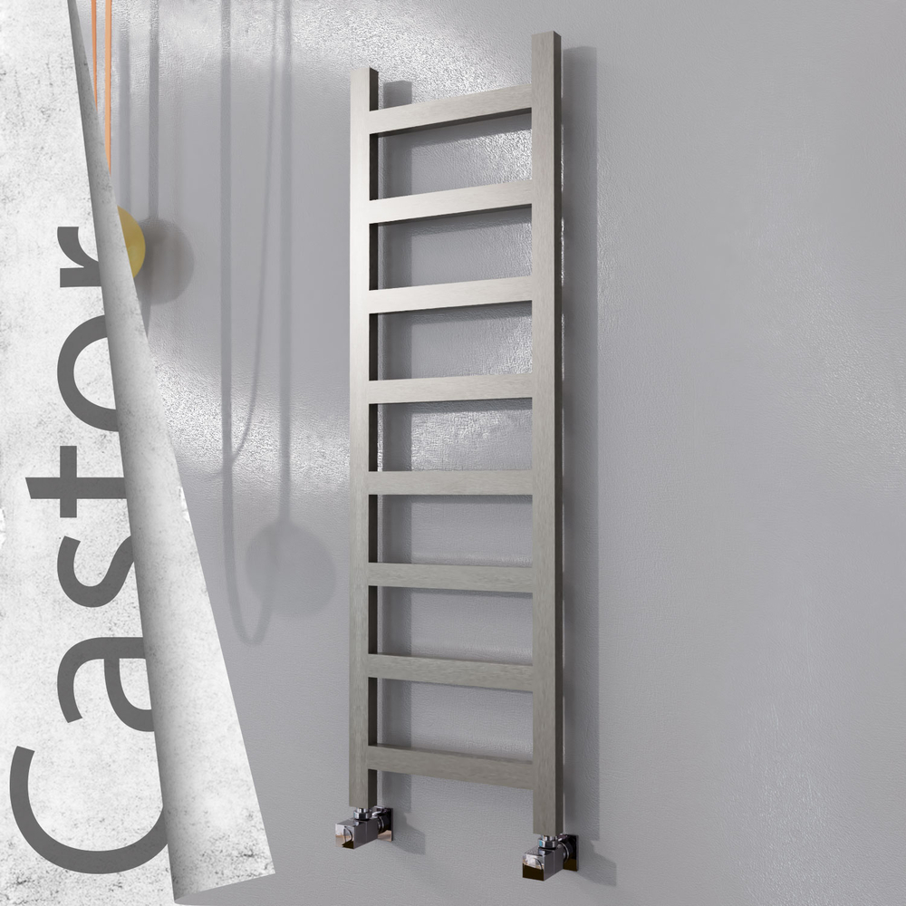 Castor Sèche-serviettes en Inox 400x1300 Poli Satiné - 1