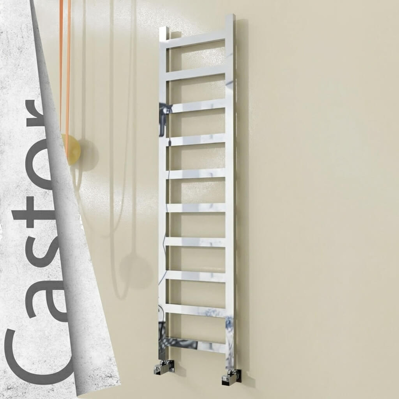 Castor Sèche-serviettes en Inox 400x1620 Poli Miroir