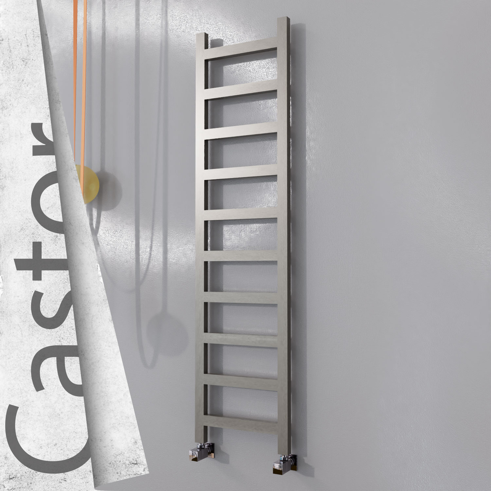 Castor Sèche-serviettes en Inox 400x1620 Poli Satiné - 1