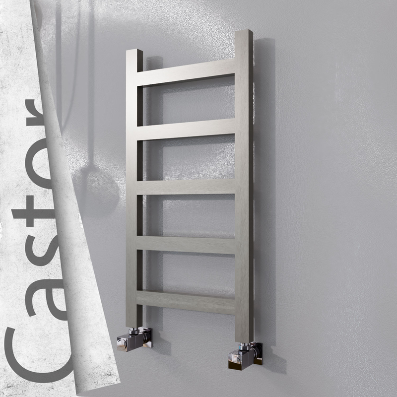 Castor Sèche-serviettes en Inox 400x820 Poli Satiné