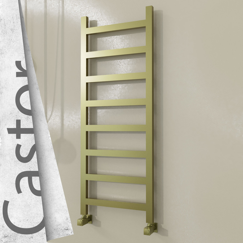 Castor Sèche-serviettes en Inox 500x1300 Doré Satiné 