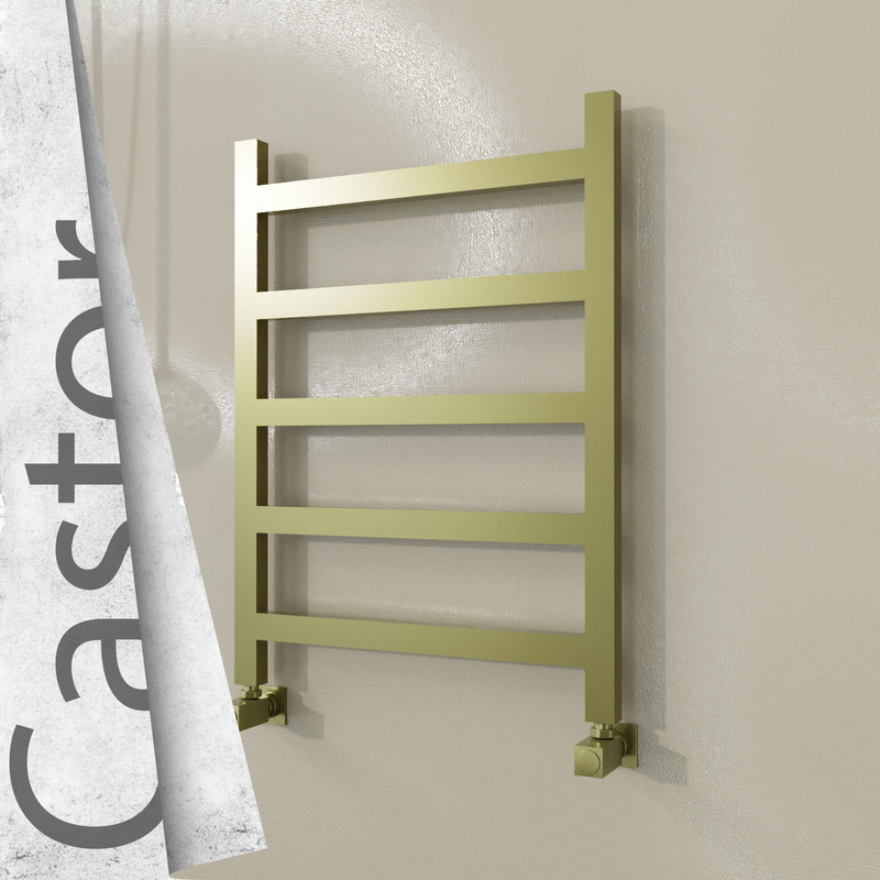 Castor Stainless Steel Towel Rail 600x820 Satin Gold