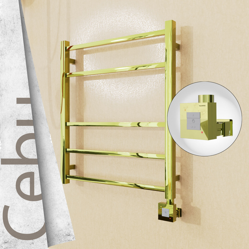 Cebu Electric Towel Warmer 600x705 Gold Ktx1 200 W 
