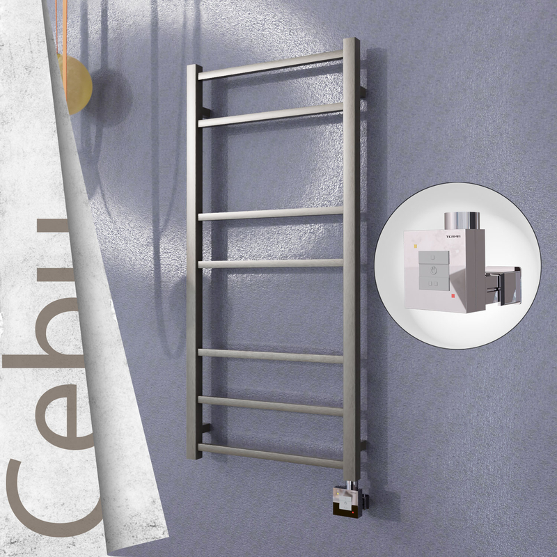 Cebu Electric Towel Warmer 500x1050 Satine Finish Ktx1 200 W 