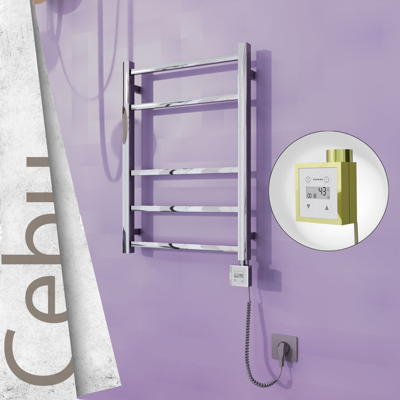 Cebu Sèche Serviettes Electrique 500x705 Or Ktx3 200 Watt Câble en spirale 