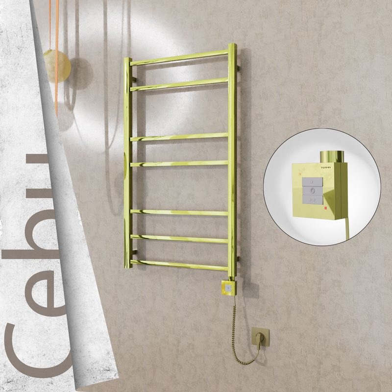 Cebu Elektrikli Havlupan 600x1050 Altın (KTX1 Termostat) 200W Spiral Kablolu 