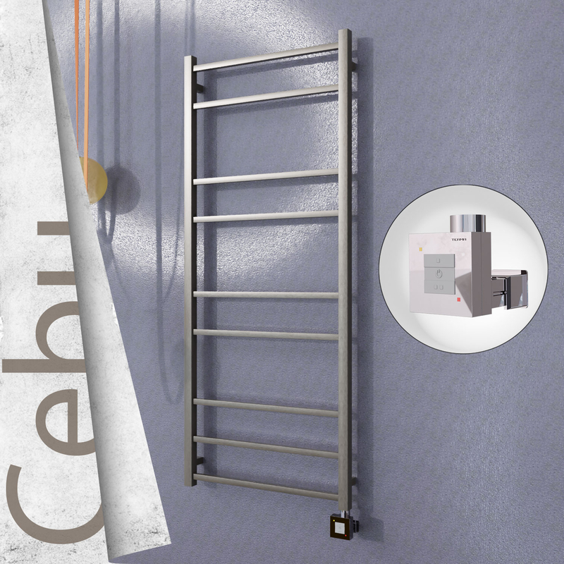 Cebu Sèche Serviettes Electrique 600x1395 Finition peinture satiné Ktx1 300 Watt
