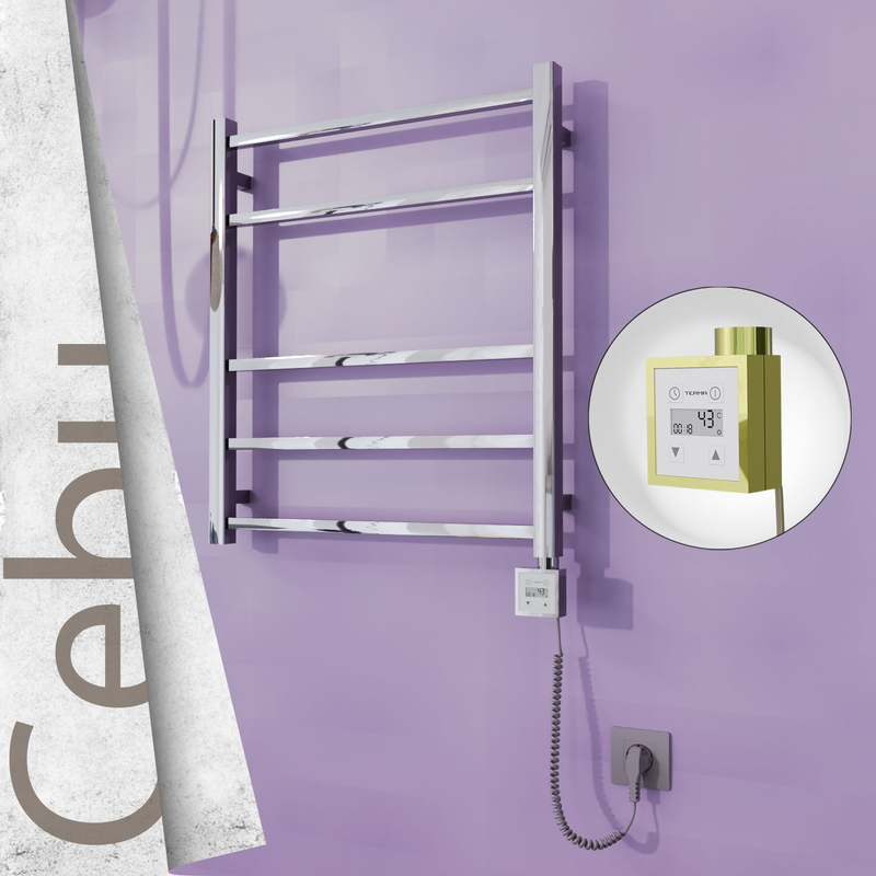 Cebu Sèche Serviettes Electrique 600x705 Or Ktx3 200 Watt Câble en spirale 