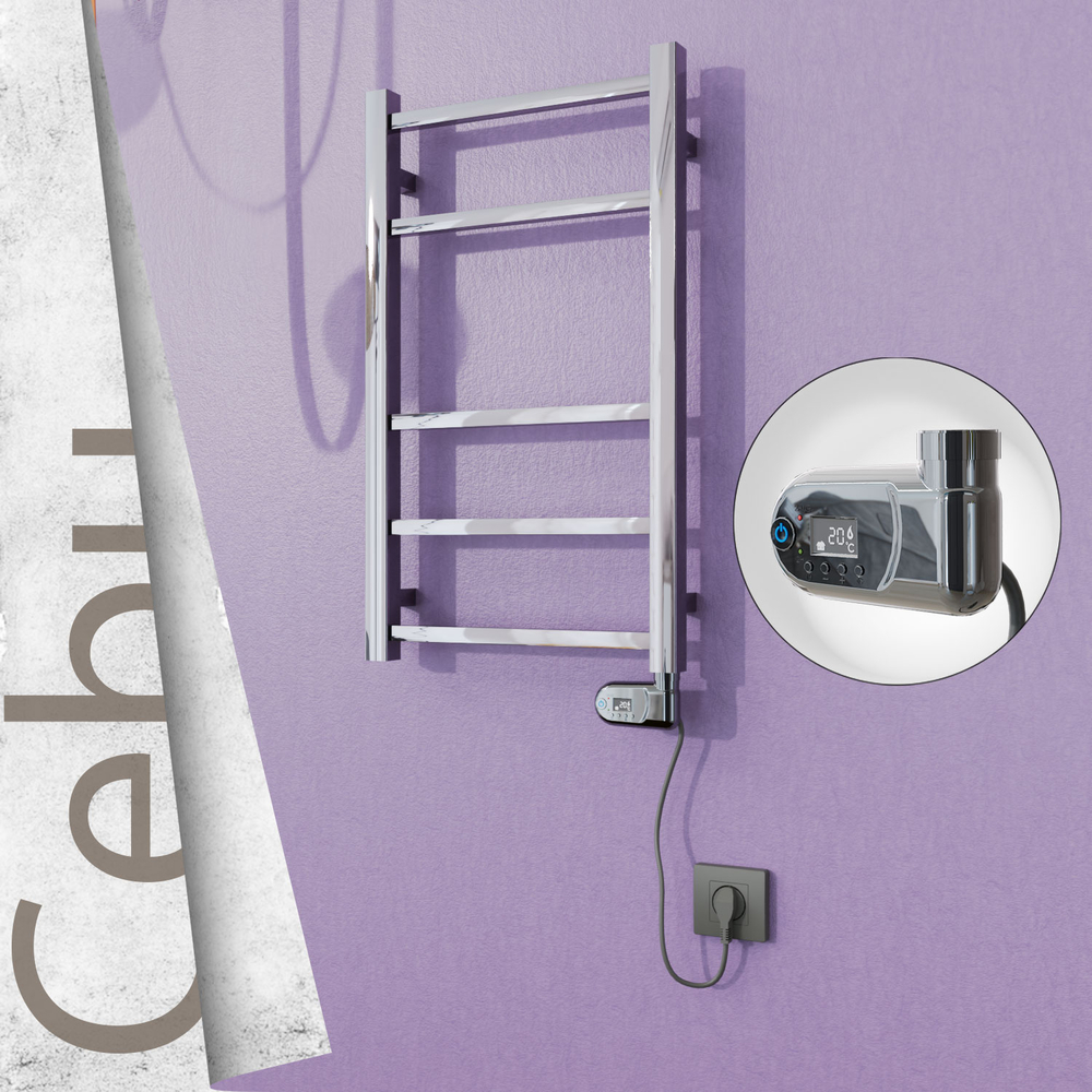 Cebu Elektrikli Paslanmaz Çelik Havlupan 400x705 Ayna Polisaj (Thesis Termostat) 200W - 1
