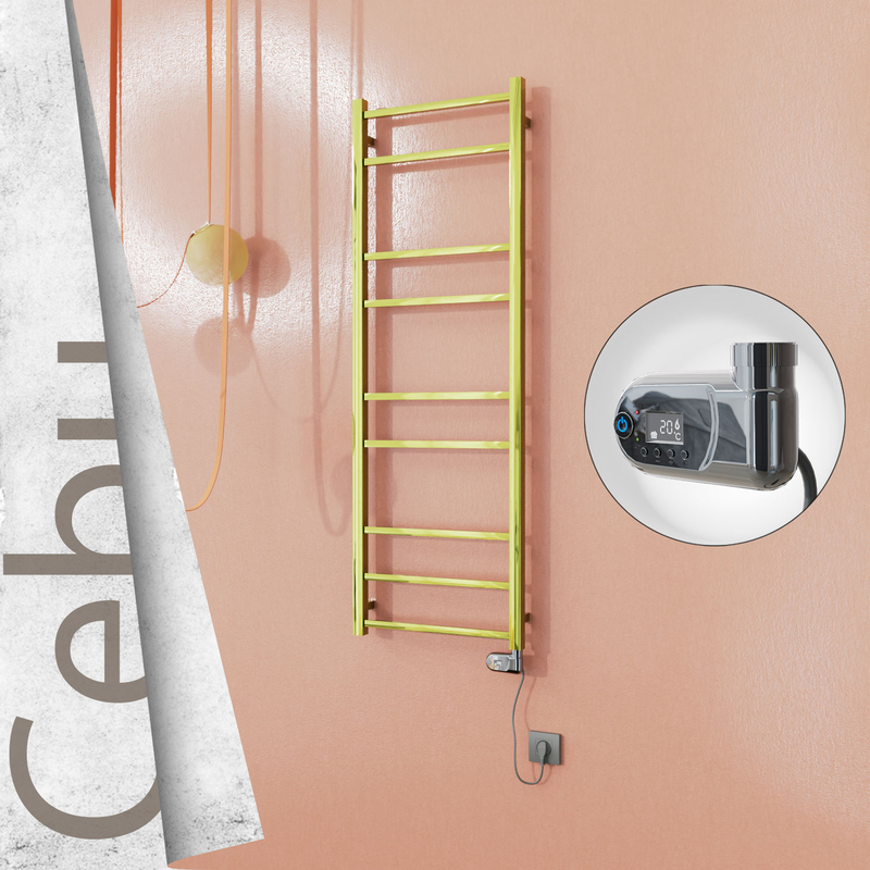Cebu Elektrikli Paslanmaz Çelik Havlupan 500x1395 Altın (Thesis Termostat) 300W