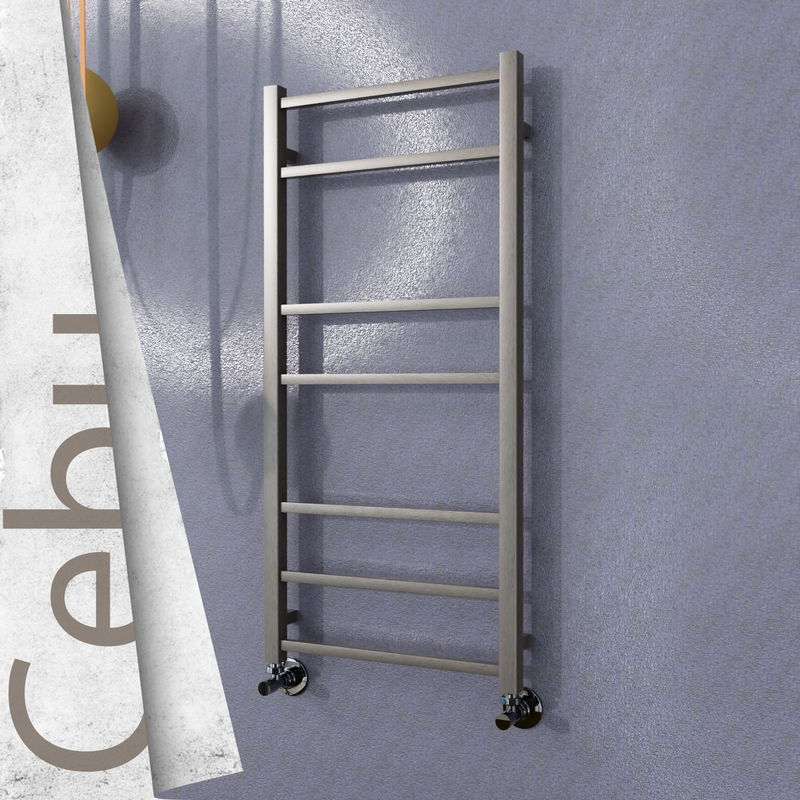 Cebu Sèche-serviettes en Inox 500x1050 Poli Satiné