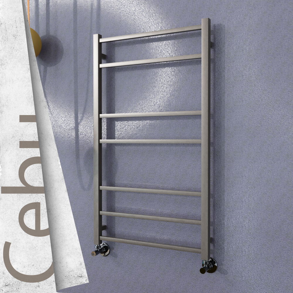 Cebu Sèche-serviettes en Inox 600x1050 Poli Satiné - 1