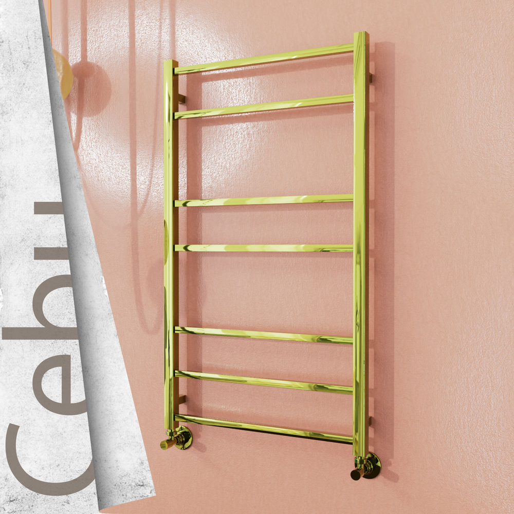 Cebu Sèche-serviettes en Inox 600x1050 Doré - 1