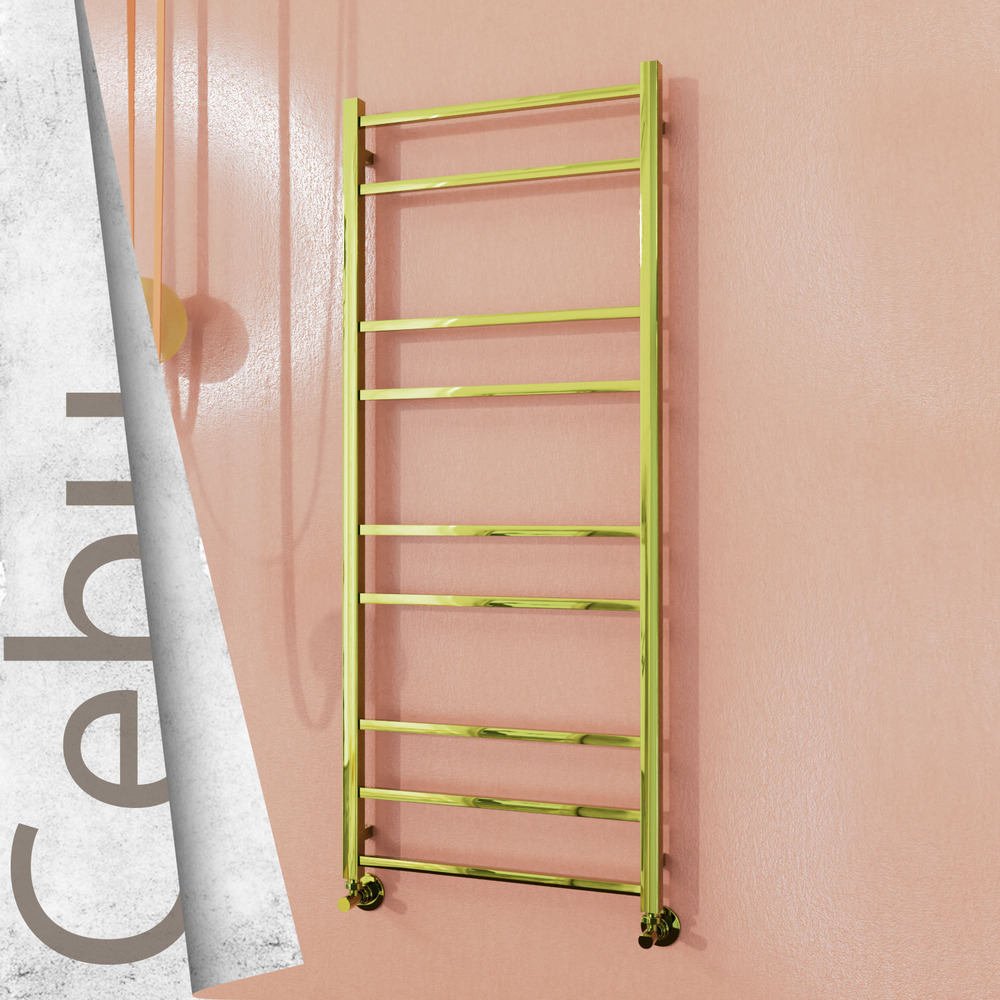 Cebu Sèche-serviettes en Inox 600x1395 Doré - 1