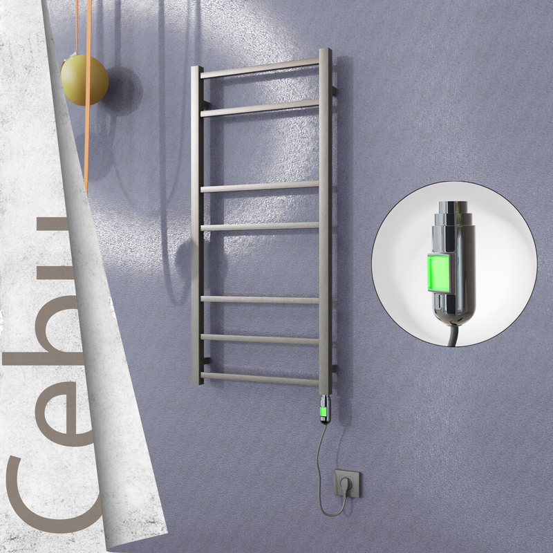 Cebu Sèche Serviettes Electrique 500x1050 Finition peinture satiné (On/Off) 200 W 