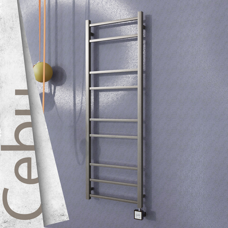 Cebu Sèche Serviettes Electrique 500x1395 Finition peinture satiné Ktx3 300 Watt 