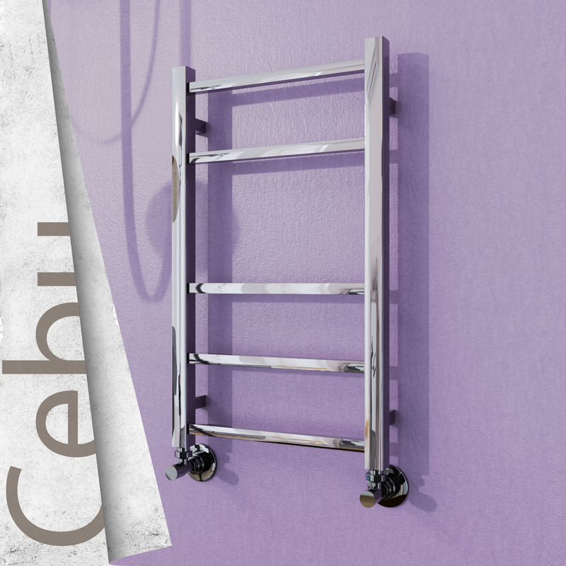 Cebu Sèche-serviettes en Inox 400x705 Poli Miroir