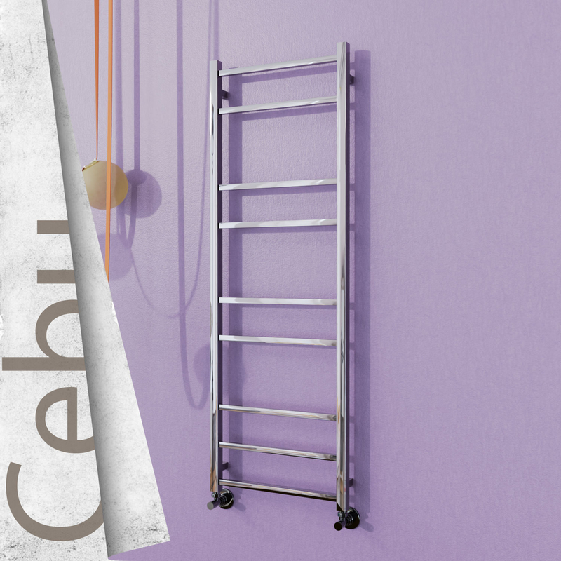 Cebu Stainless Steel Towel Rail 500x1395 Mirror Polished 
