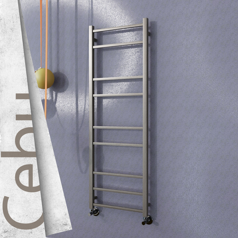 Cebu Stainless Steel Towel Rail 500x1395 Satin Polished 