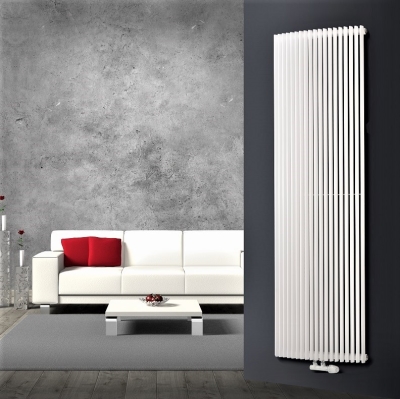 Chorus Curved Radiateur Décoratif Exclusif 1500x430 Blanc 