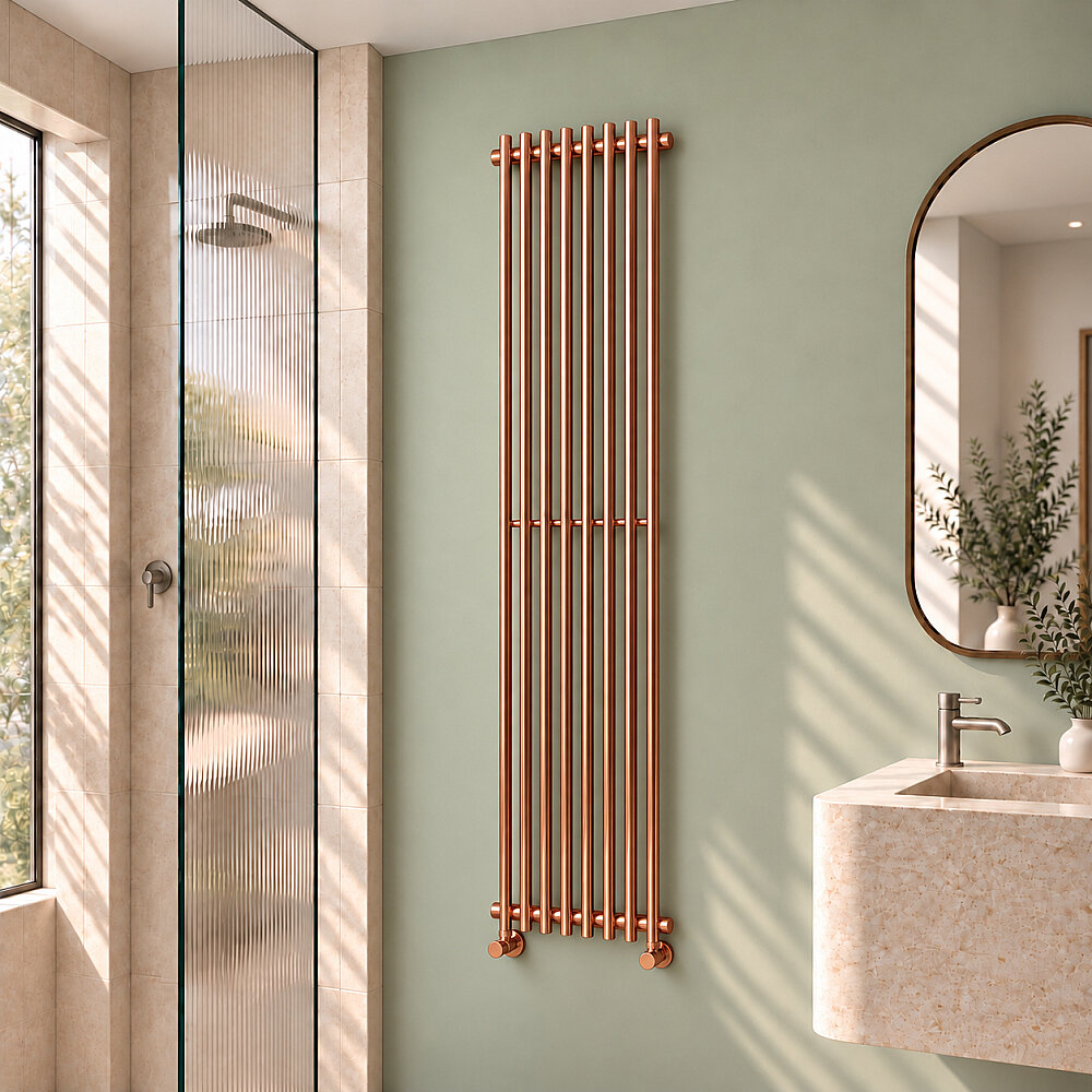Cook Decorative Towel Rail 340x1800 Copper - 1