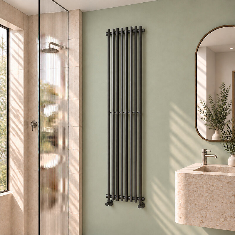 Cook Decorative Towel Rail 340x1800 Anthracite