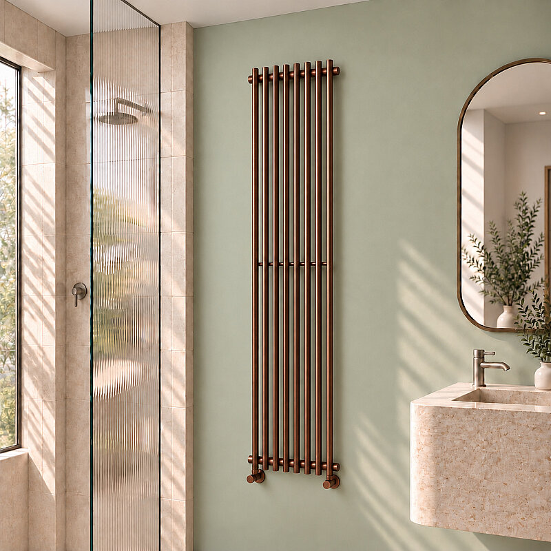 Cook Decorative Towel Rail 340x1800 Antique Copper