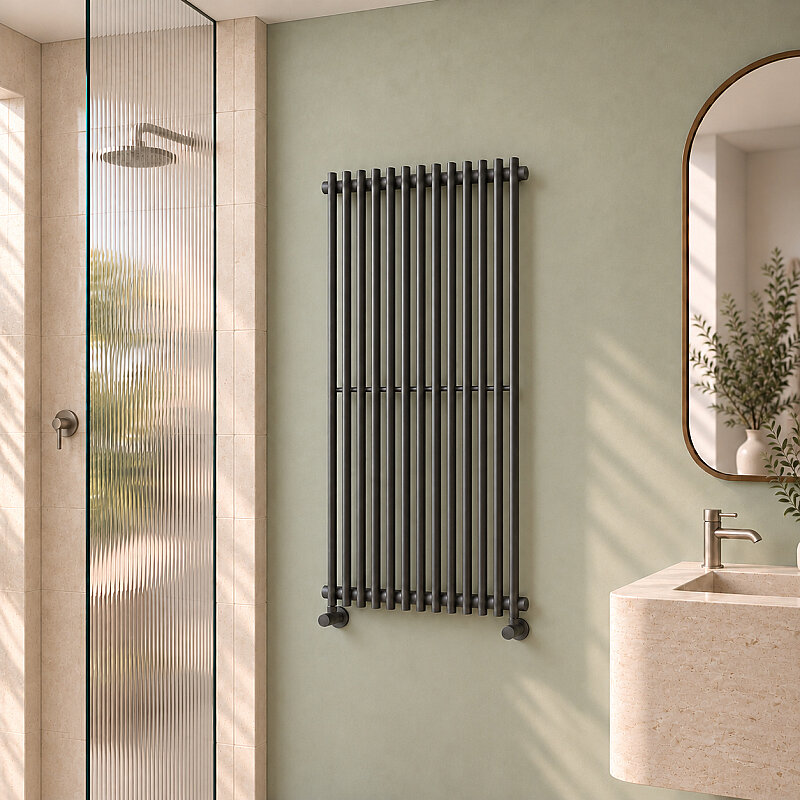 Cook Decorative Towel Rail 550x1400 Anthracite