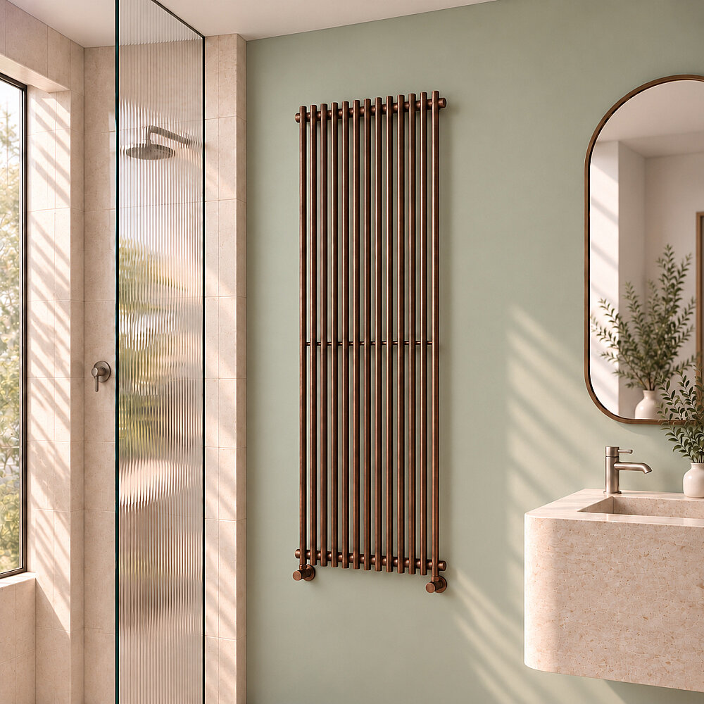 Cook Decorative Towel Rail 550x1800 Antique Copper - 1