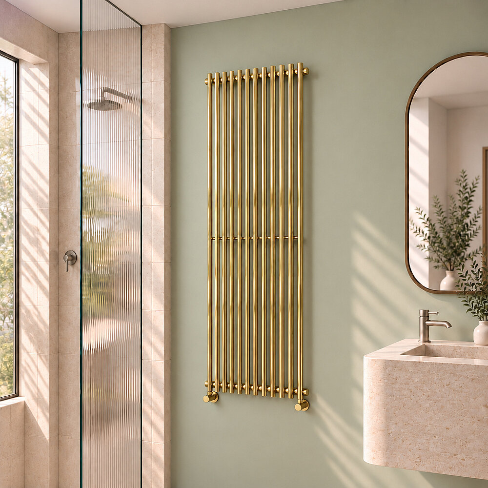 Cook Decorative Towel Rail 550x1800 Gold - 1