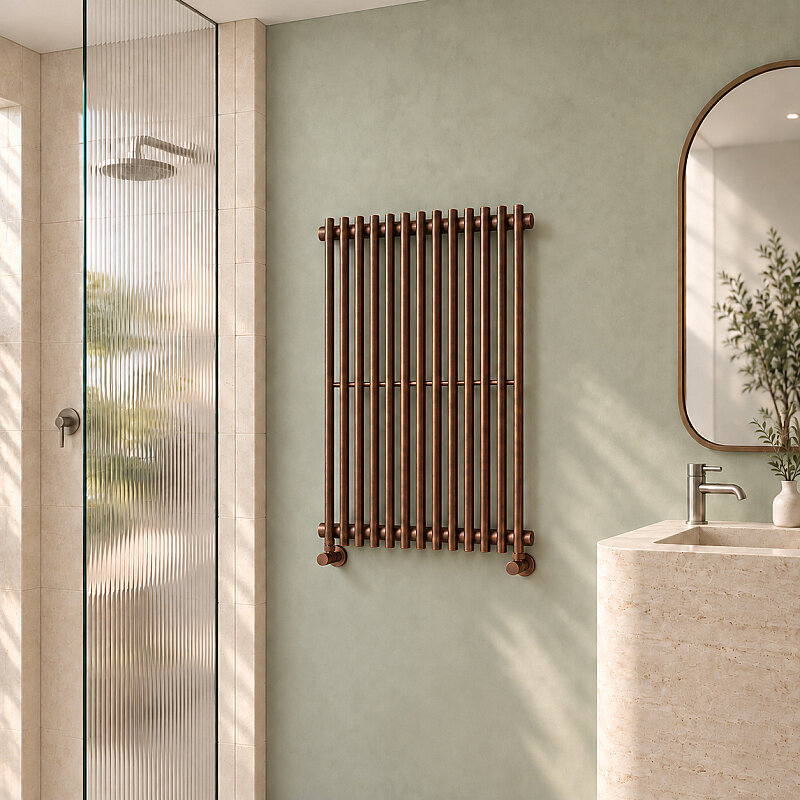 Cook Decorative Towel Rail 550x900 Antique Copper