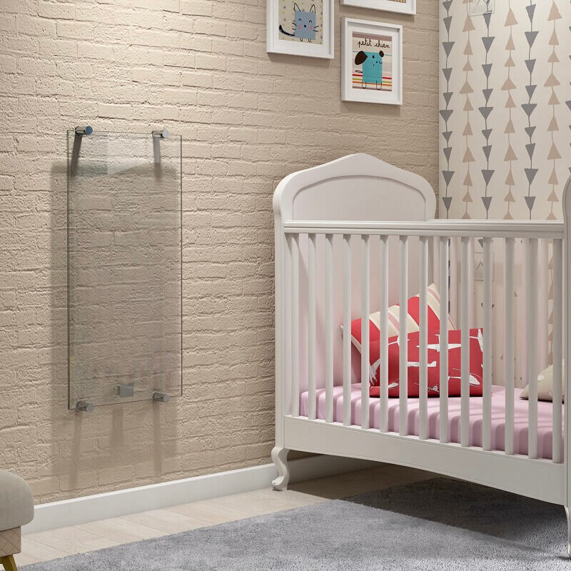 Crystal Electric Glass Radiator 1010x1030 Clear 1000 Watt - 1