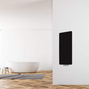 Daintree Slim Design Towel Rail 290x790 Black