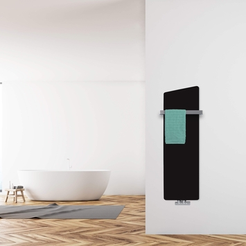 Daintree Slim Design Towel Rail 290x990 Black