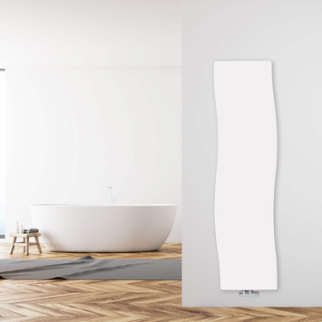 Danube Slim Design Towel Rail 490x1790 White