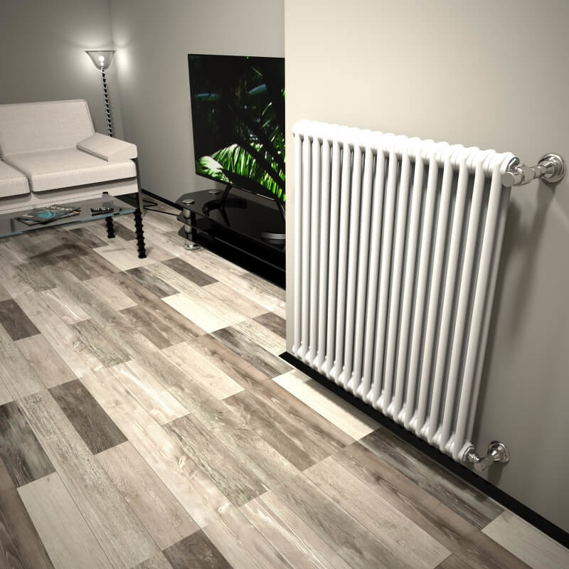 Dl 2 Column Radiator 900x808 White - 2