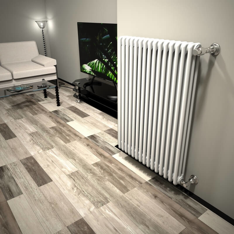 DL 3 Column Radiator 1000x716 White - 1