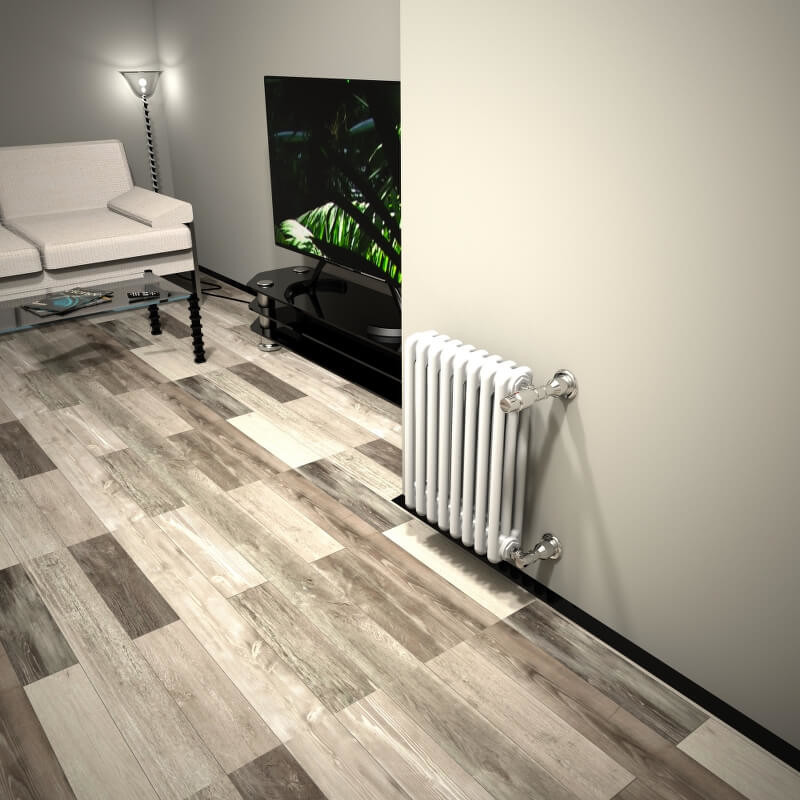 DL 3 Column Radiator 500x394 White - 1